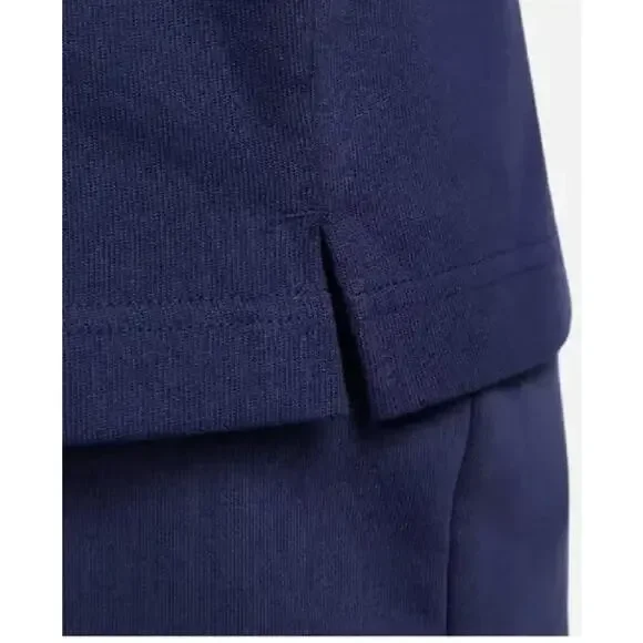 Nike Club Fleece Quarter Zip Polo shirt Mens Size M Loose Fit FB7797 084 - Picture 4 of 4